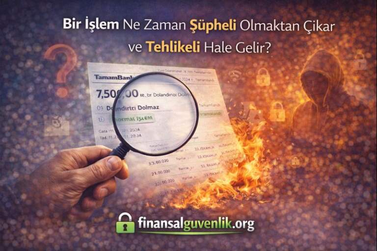 Bir İşlem Ne Zaman Şüpheli Olmaktan Çıkar ve Tehlikeli Hale Gelir?