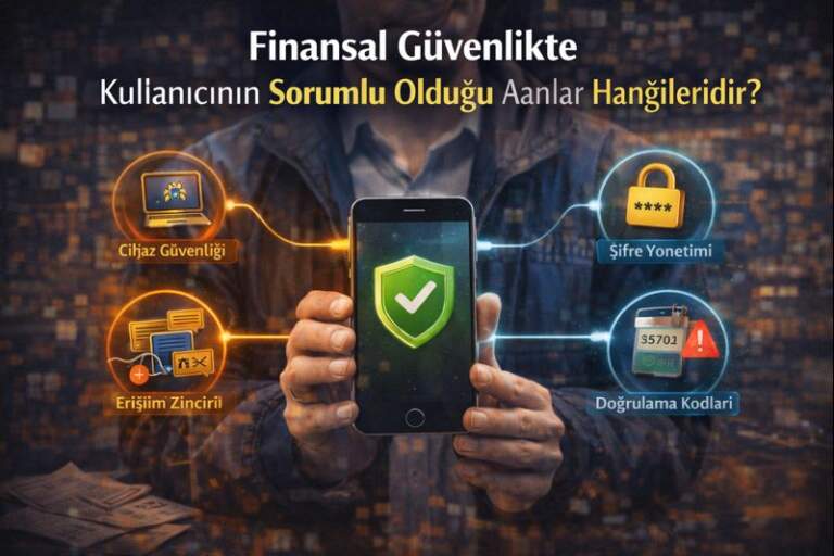 Finansal Güvenlikte Kullanıcının Sorumlu Olduğu Alanlar Hangileridir?