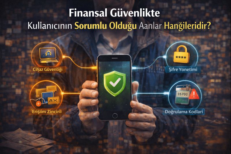 Finansal Güvenlikte Kullanıcının Sorumlu Olduğu Alanlar Hangileridir?