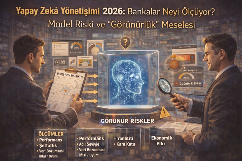 Yapay Zekâ Yönetişimi 2026: Bankalar Neyi Ölçüyor? Model Riski ve “Görünürlük” Meselesi