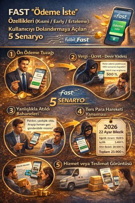 FAST “Ödeme İste” Özellikleri (Kısmi / Early / Erteleme): Kullanıcıyı Dolandırmaya Açılan 5 Senaryo