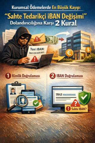 Kurumsal Ödemelerde En Büyük Kayıp: “Sahte Tedarikçi IBAN Değişimi” Dolandırıcılığına Karşı 2 Kural