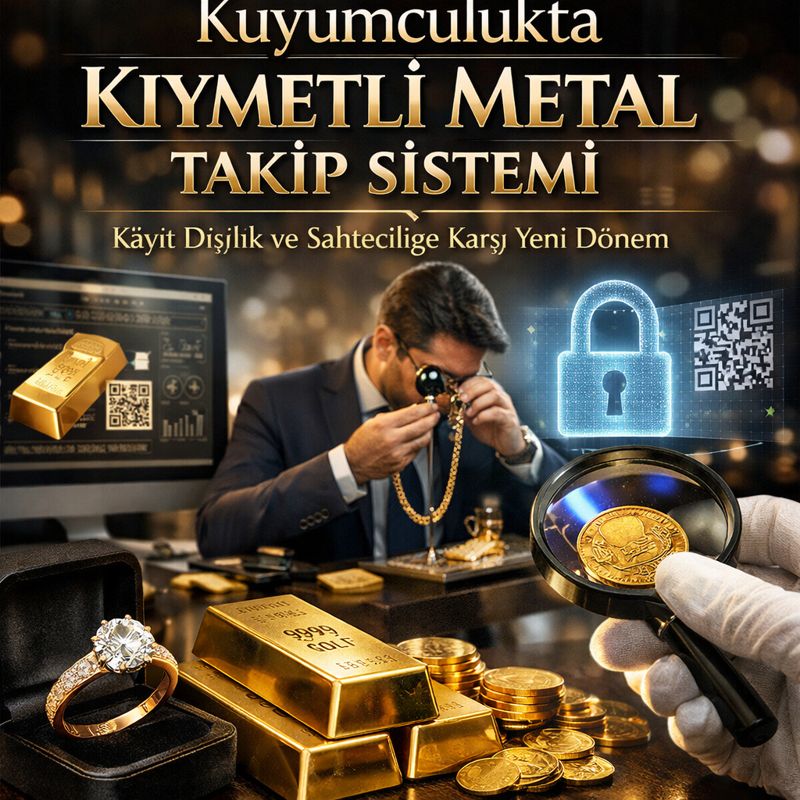 Kuyumculukta Kıymetli Metal Takip Sistemi: Kayıt Dışılık ve Sahteciliğe Karşı Yeni Dönem