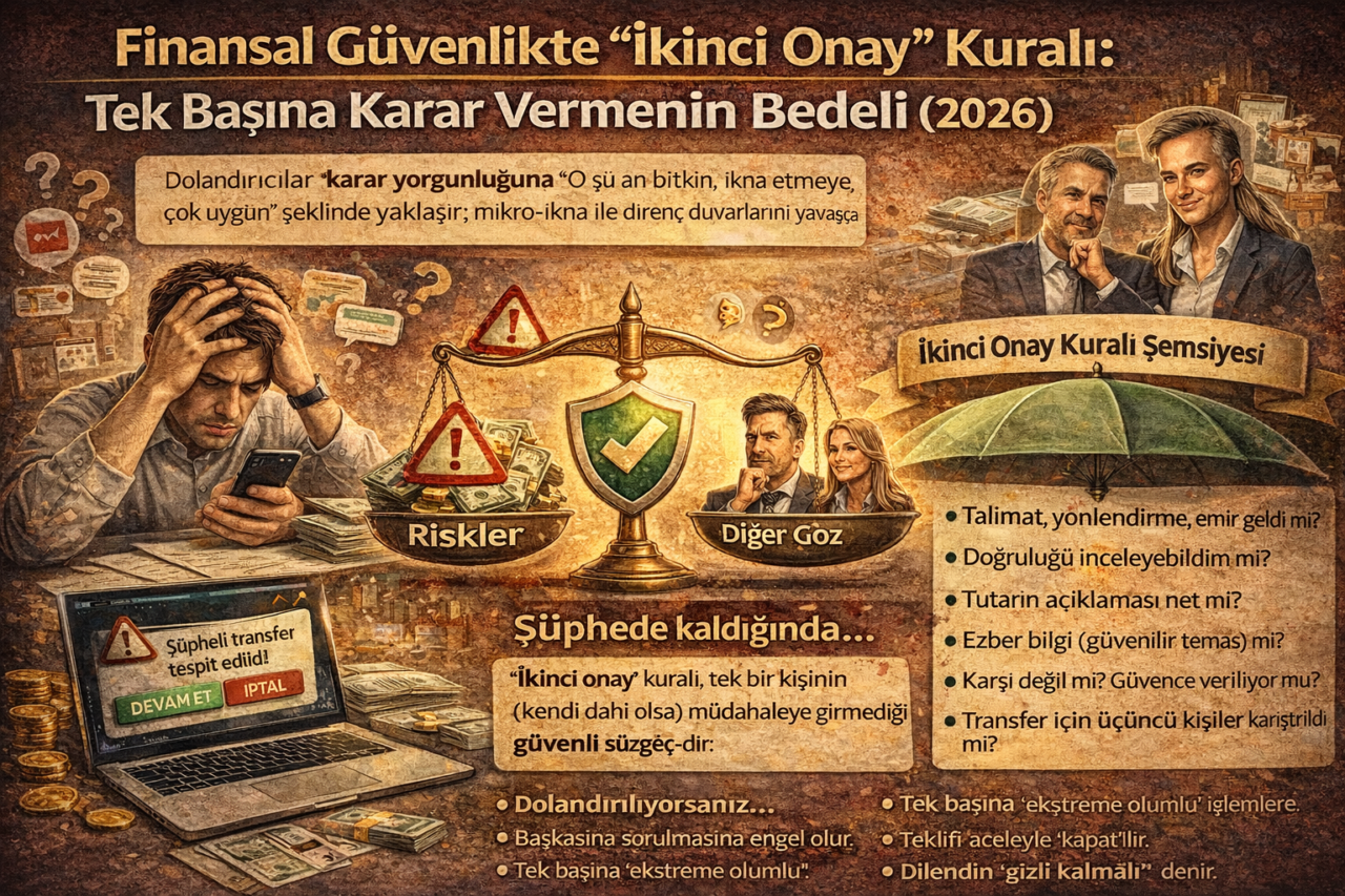 Finansal Güvenlikte “İkinci Onay” Kuralı: Tek Başına Karar Vermenin Bedeli (2026)