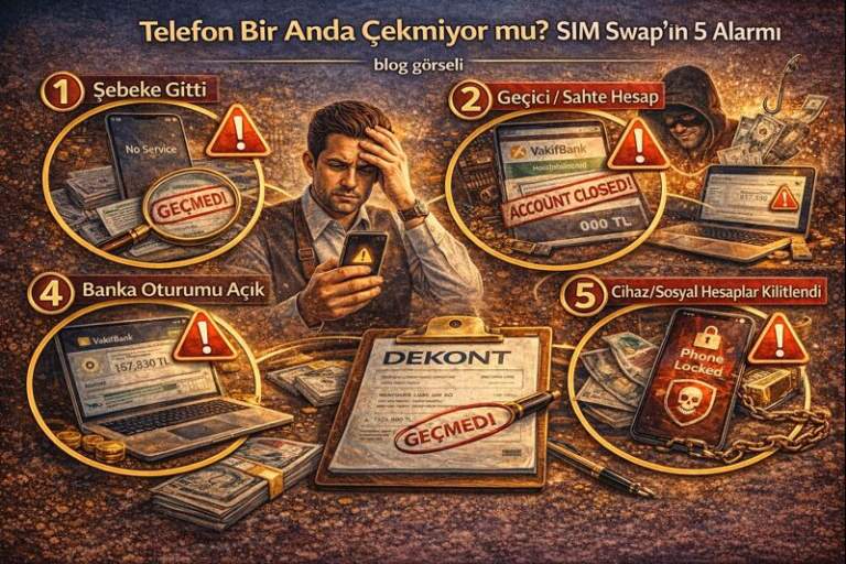 Telefon Bir Anda Çekmiyor mu? SIM Swap’ın 5 Alarmı (2026)