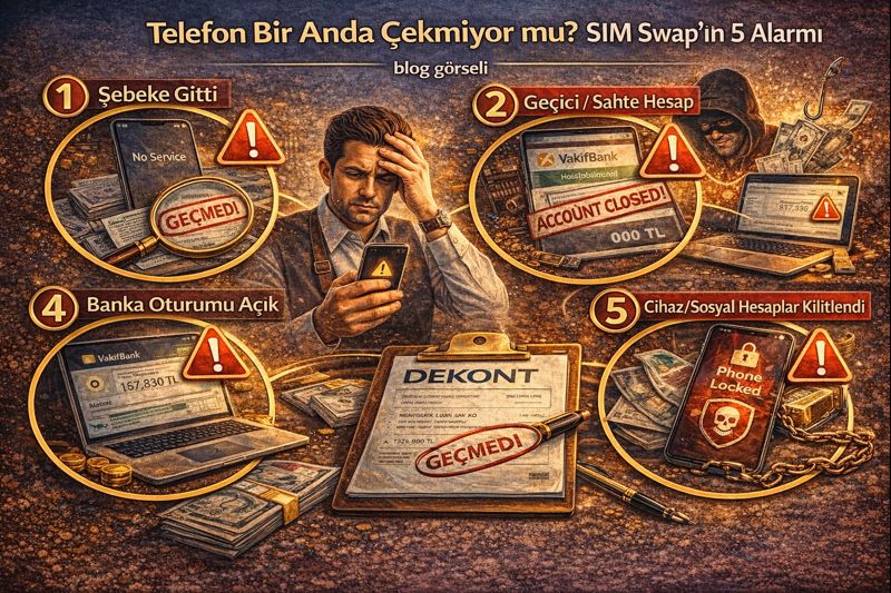 Telefon Bir Anda Çekmiyor mu? SIM Swap’ın 5 Alarmı (2026)