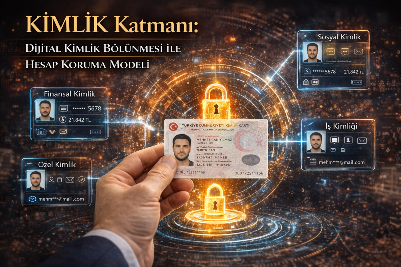 KİMLİK Katmanı: Dijital Kimlik Bölünmesi ile Hesap Koruma Modeli