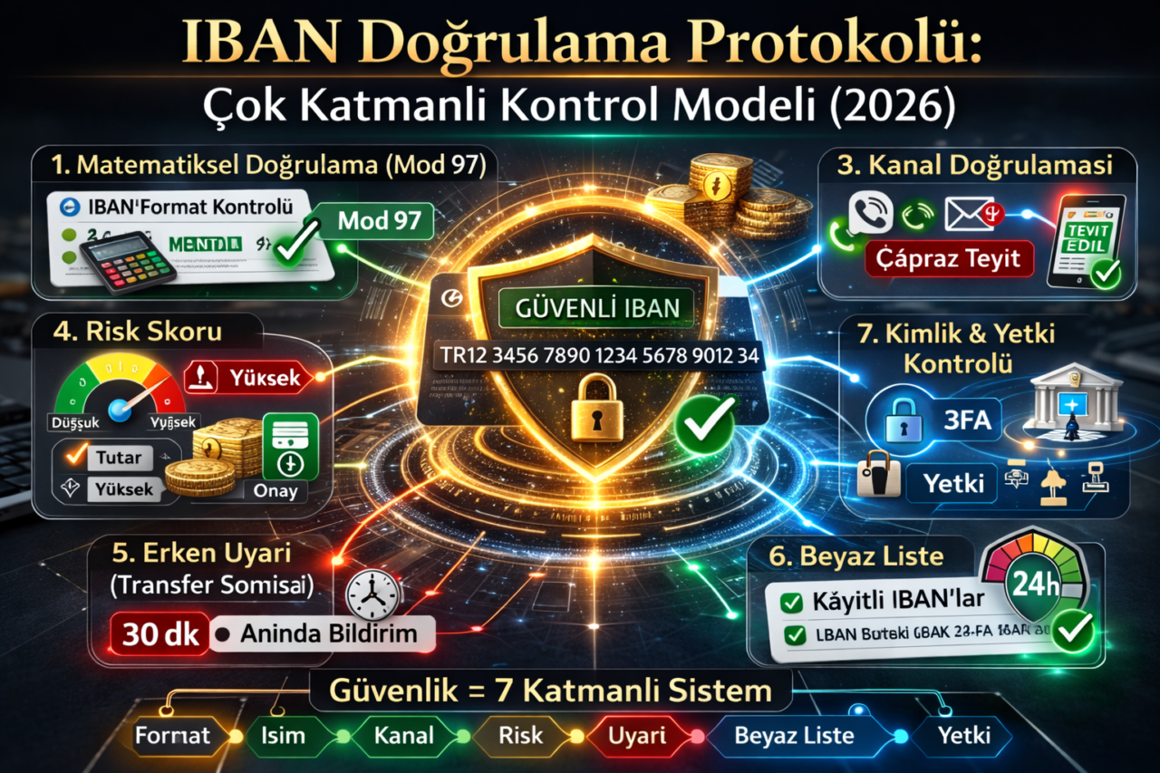IBAN Doğrulama Protokolü: Çok Katmanlı Kontrol Modeli (2026)