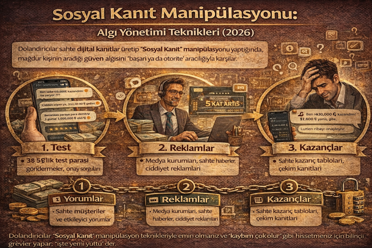 Sosyal Kanıt Manipülasyonu: Algı Yönetimi Teknikleri (2026)
