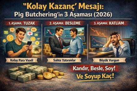 “‘Kolay Kazanç’ Mesajı: Pig Butchering’in 3 Aşaması (2026)”