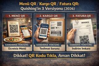 Menü QR / Kargo QR / Fatura QR: Quishing’in 3 Versiyonu (2026)
