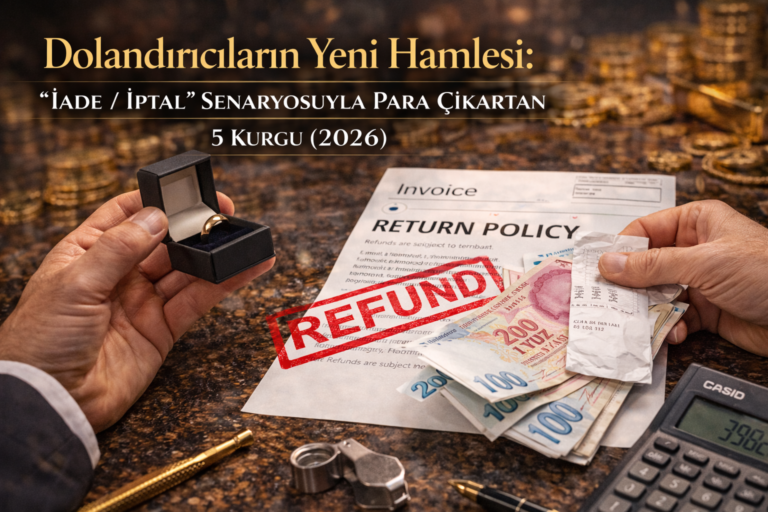 Dolandırıcıların Yeni Hamlesi: “İade / İptal” Senaryosuyla Para Çıkartan 5 Kurgu (2026)