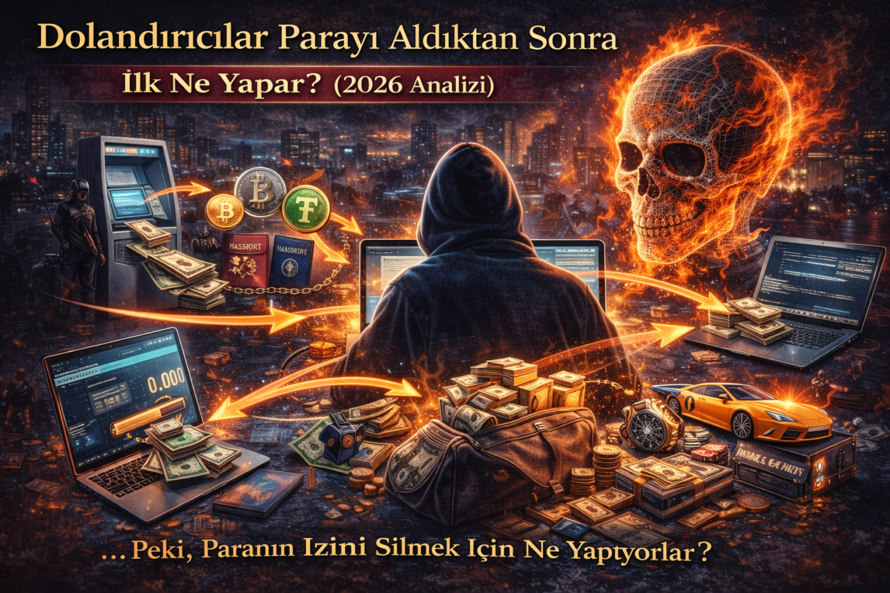 Dolandırıcılar Parayı Aldıktan Sonra İlk Ne Yapar? (2026 Analizi)