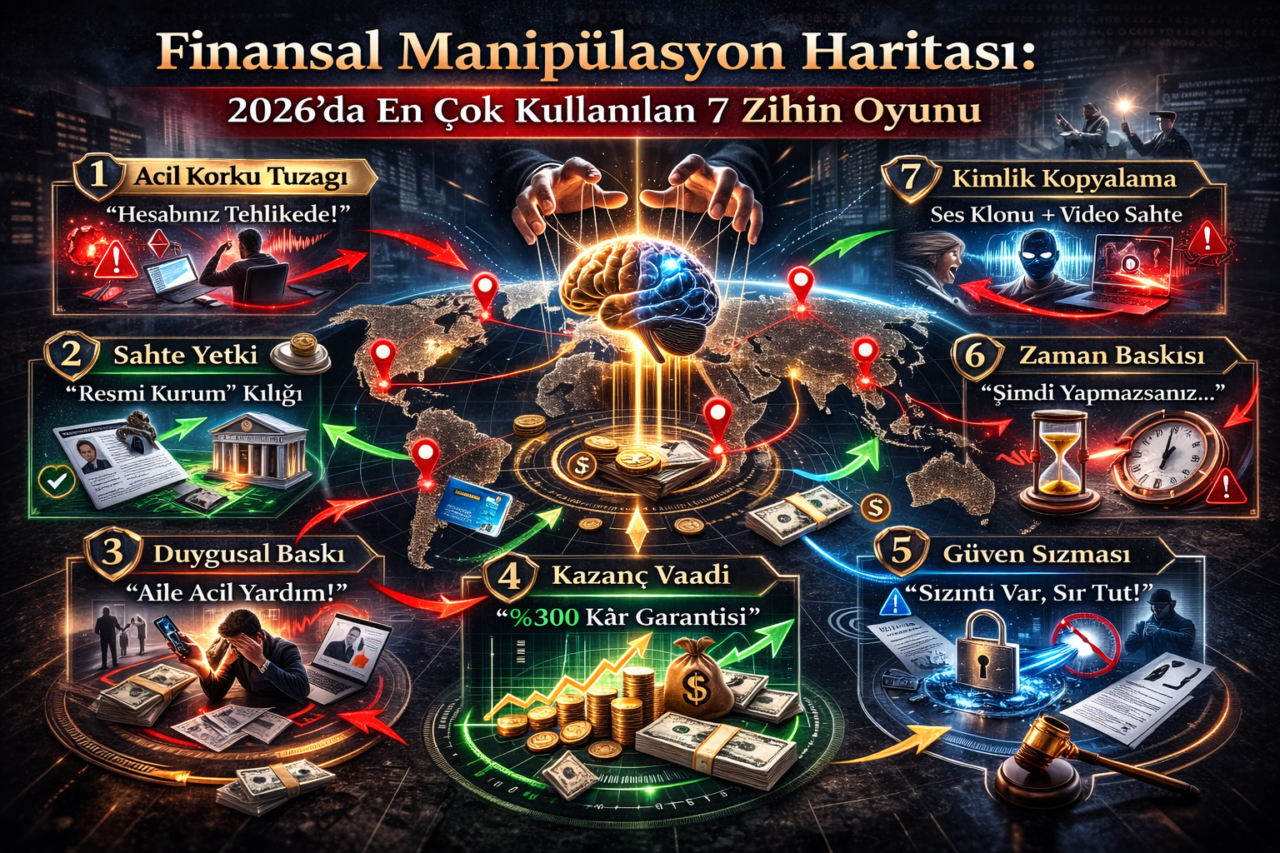 Finansal Manipülasyon Haritası: 2026’da En Çok Kullanılan 7 Zihin Oyunu