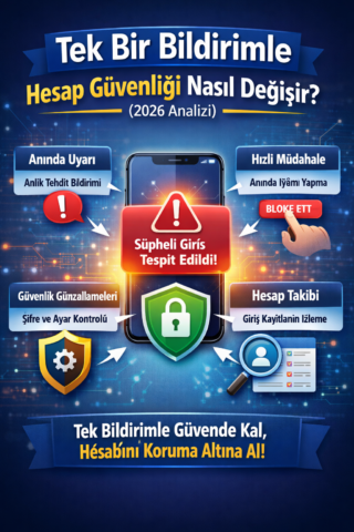 Tek Bir Bildirimle Hesap Güvenliği Nasıl Değişir? (2026 Analizi)